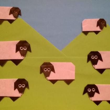 Sheep - a nod to my Welsh roots, and also to Shaun the Sheep